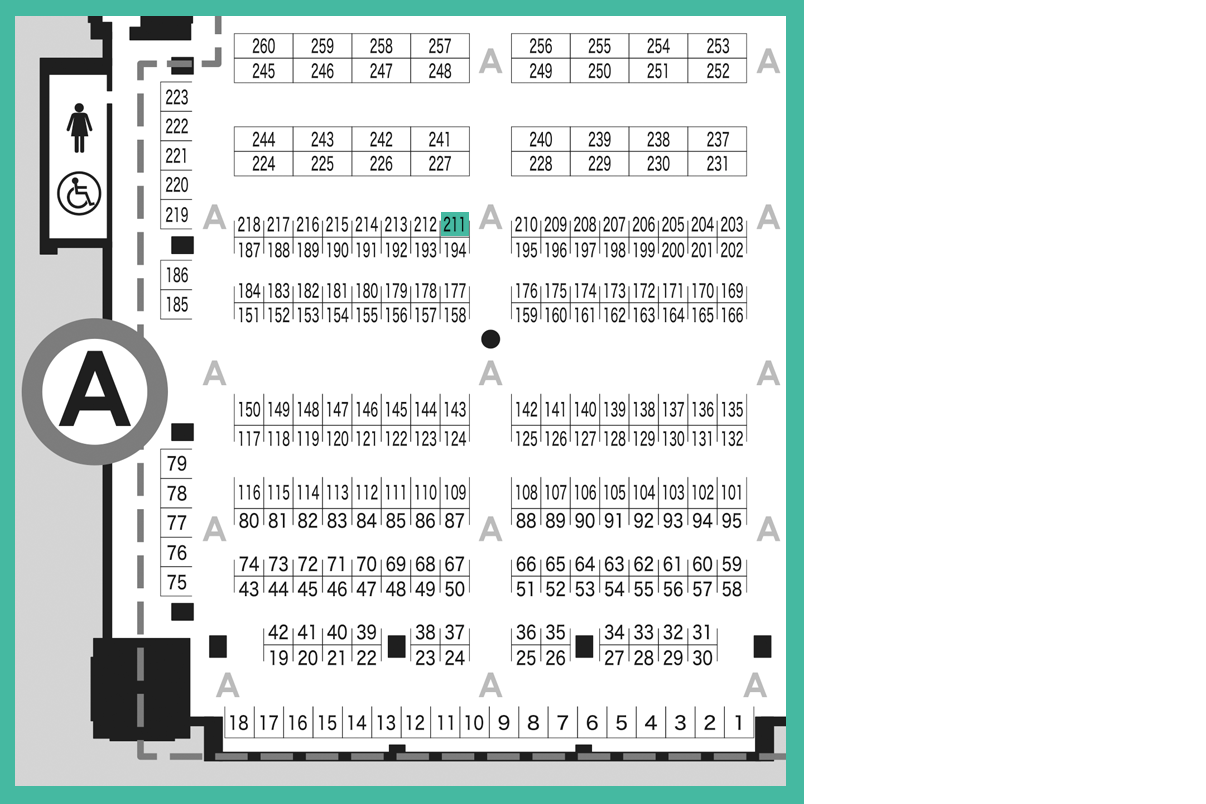 Booth Number on the MAP