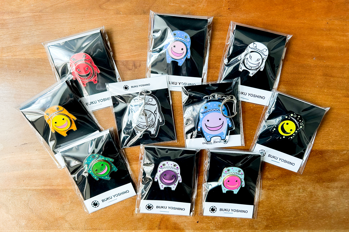 PIN Badges and Key Ring